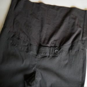 Thyme dark grey maternity pencil pants